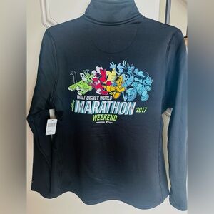 RunDisney 2017 Marathon weekend jacket, NWT, Large, black